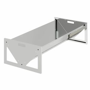 vidaXL Futtertr&ouml;ge f&uuml;r Nutztiere Silber 108 x 50 x 28 cm 10 kg