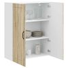 vidaXL K&uuml;chenschrank Lucca Sonoma-Eiche 80 x 31 x 100 cm Holzwerkstoff