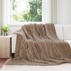 vidaXL Wohndecken 6 pcs Kamel 270 x 240 cm Fleece
