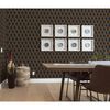 DUTCH WALLCOVERINGS Tapete Geometric Schwarz und Golden