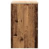 vidaXL Garagen-Aufbewahrungsschrank Altholz-Optik Massivholz Kiefer