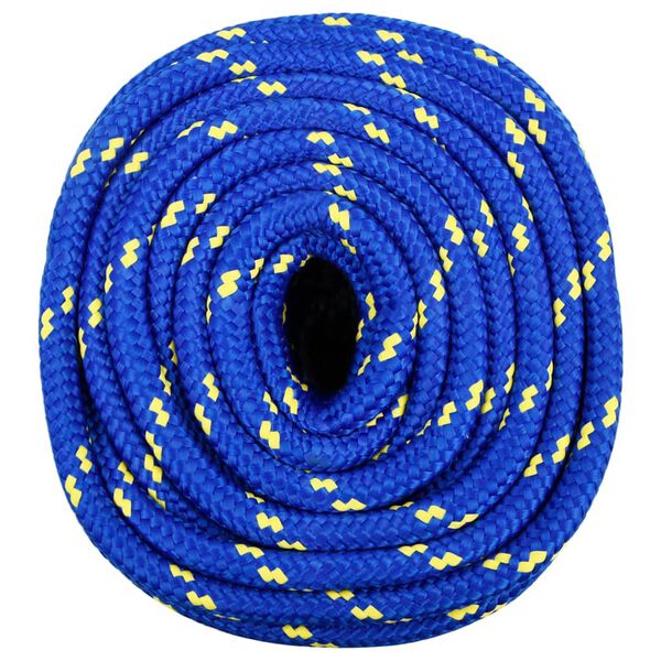 vidaXL Bootsseil Blau 16 mm 100 m Polypropylen