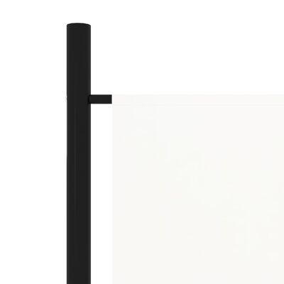 vidaXL 4-tlg. Raumteiler Weiß 200x180 cm