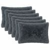vidaXL Kissenbezug 6 pcs HEERLEN Anthrazit 30 x 50 cm PV Fleece