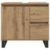 vidaXL Waschbeckenunterschrank Artisan-Eiche 65x33x60 cm Holzwerkstoff
