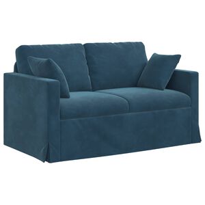 vidaXL Sofa Blau 138 x 78 x 80 cm Samt