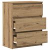 vidaXL Sideboard Artisan-Eiche 60x35x76 cm Holzwerkstoff