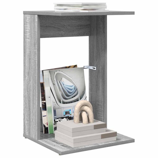 vidaXL Beistelltisch Graues Sonoma 40 x 38 x 62,5 cm Holzwerkstoff