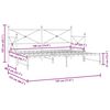 vidaXL Tagesbett Ausziehbar ohne Matratze Schwarz 75x190 cm Stahl