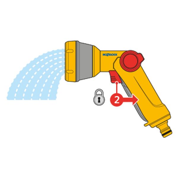 Hozelock Gartenbrause mit Starter-Set Multi Spray