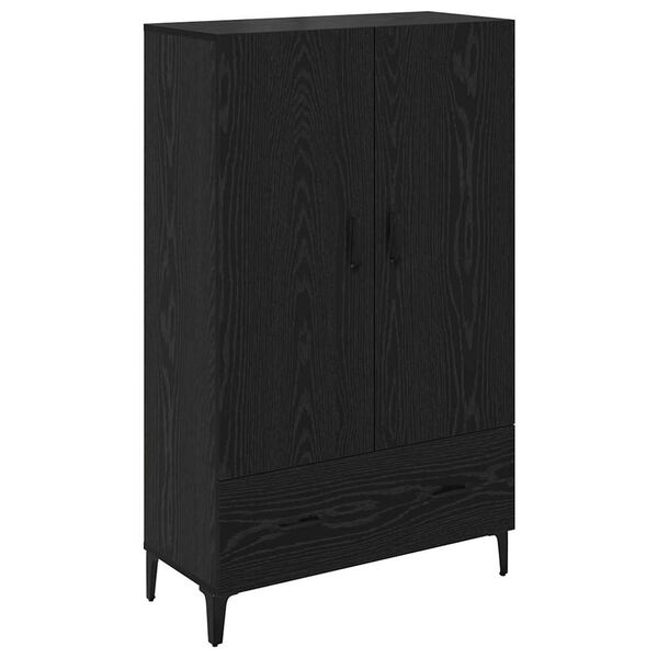 vidaXL Highboard mit Schubladen Schwarz Eichen-Optik 70 x 31 x 115 cm