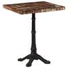 vidaXL Bistrotisch 60x60x76 cm Altholz Massiv