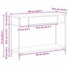 vidaXL Konsolentisch Artisan-Eiche 100 x 34,5 x 75 cm Holzwerkstoff