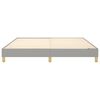 vidaXL Boxspringbettgestell Hellgrau 160x200 cm Stoff