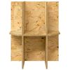 vidaXL Terrarienbasis mit Regal Braun 40 x 40 x 50 cm OSB