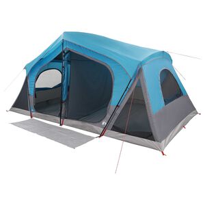 vidaXL H&uuml;tten-Zelt Blau 480 x 273 x 205 cm Polyester und Stahl