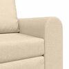 vidaXL Schlafsofa Creme 98 x 71 x 83 cm Stoff