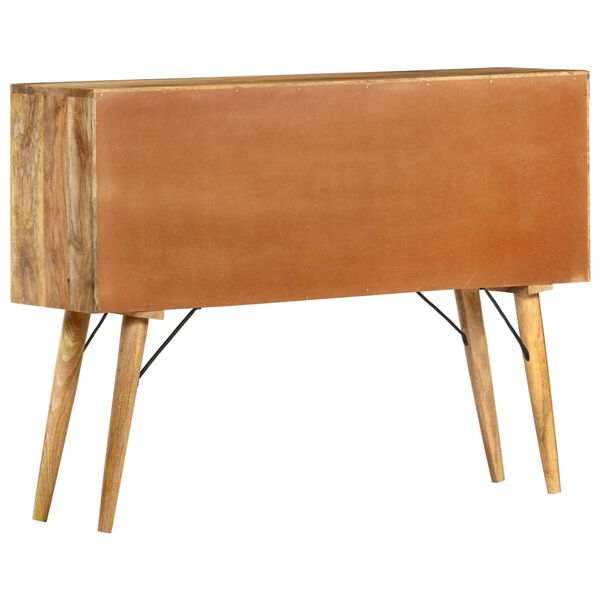 vidaXL Sideboard 110 x 30 x 82 cm Massivholz Mango