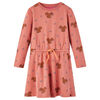 vidaXL Kinderkleid Altrosa 104