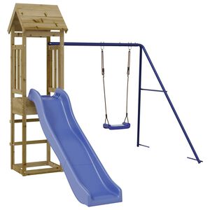 vidaXL Spielturm Impr&auml;gniertes Kiefernholz