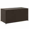 vidaXL Gartenbox Poly Rattan 100x50x50 cm Braun