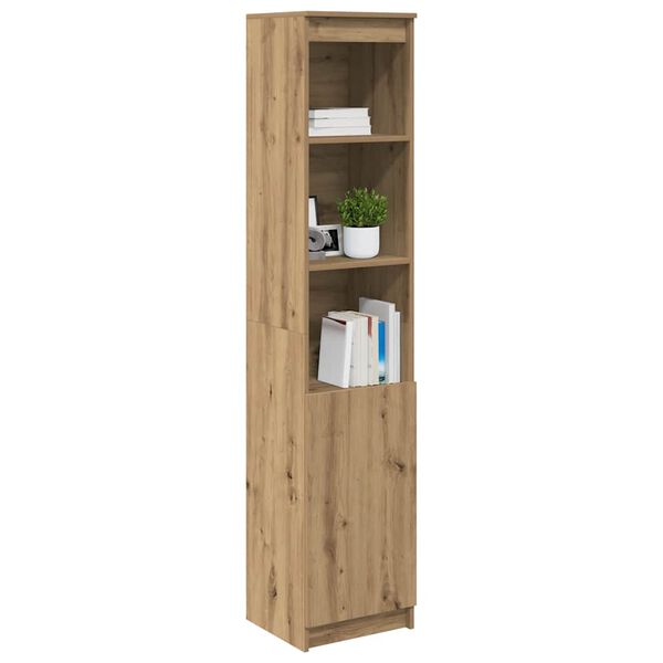 vidaXL Highboard Artisan-Eiche 37,5x35x180 cm Holzwerkstoff