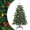 vidaXL K&uuml;nstlicher Weihnachtsbaum mit 150 LEDs mit St&auml;nder Gr&uuml;n 150 cm