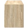 vidaXL Bad-Wandschrank Sonoma-Eiche 60x25x30 cm Holzwerkstoff