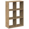vidaXL Raumteiler-B&uuml;cherregal Artisan-Eiche 69,5x29x103,5 cm