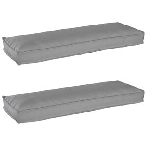 vidaXL Palettenkissenset 2 stk. Oxford-Stoff Grau