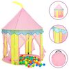 vidaXL Kinder-Spielzelt mit 250 B&auml;llen Rosa 100x100x127 cm