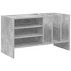 vidaXL Schallplattenschrank Betongrau 78,5 x 35 x 45 cm Holzwerkstoff