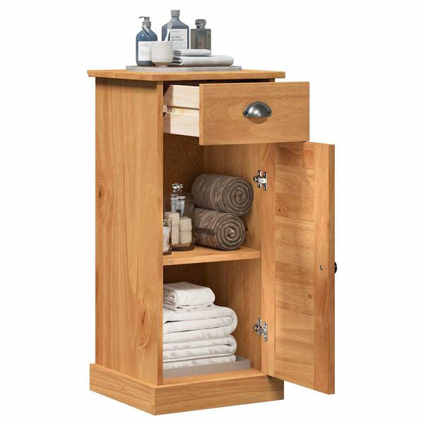 vidaXL Badezimmerschrank mit Regal VIGO Honigbraun 37,5 x 34 x 80 cm