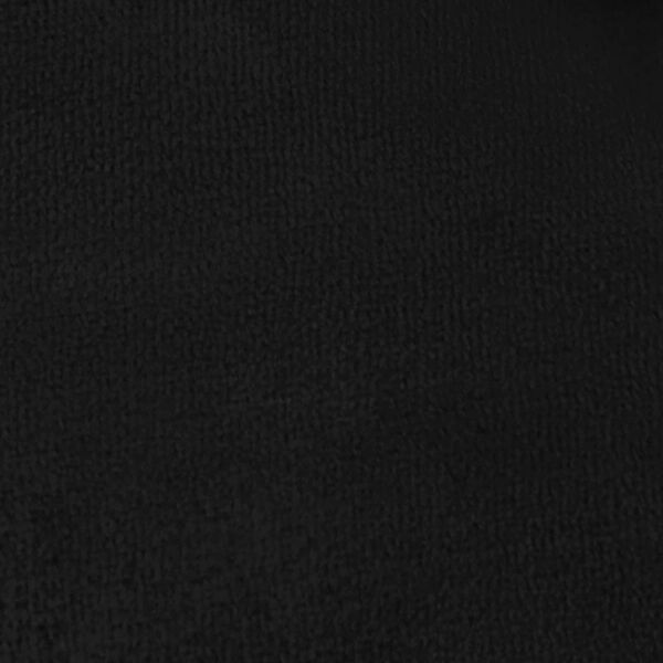 vidaXL &Uuml;berwurfdecke Schwarz 130 x 150 cm Fleece