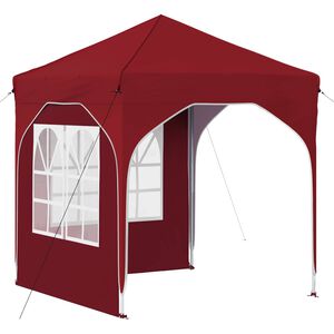 vidaXL Pop-up Partyzelt 192 x 192 x 245 cm Bordeauxrot