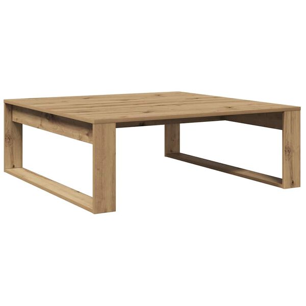 vidaXL Couchtisch Artisan-Eiche 100x100x35 cm Holzwerkstoff