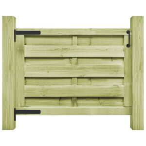 vidaXL Gartentor Kiefernholz Impr&auml;gniert 100x75 cm Gr&uuml;n