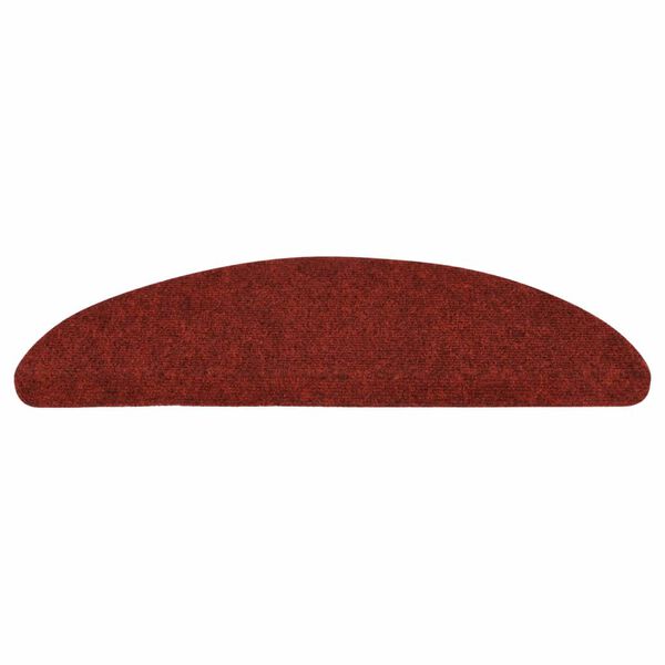 vidaXL Stufenmatten Selbstklebend 15 Stk. 56x17x3 cm Rot
