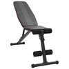 vidaXL Hantelbank Schwarz 131 x 41 x 110 cm Pulverbeschichteter Stahl