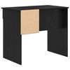 vidaXL Schreibtisch Schwarz Eichen-Optik 90 x 49 x 75 cm Holzwerkstoff