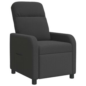 vidaXL Liegesessel Dunkelgrau Boucl&eacute;