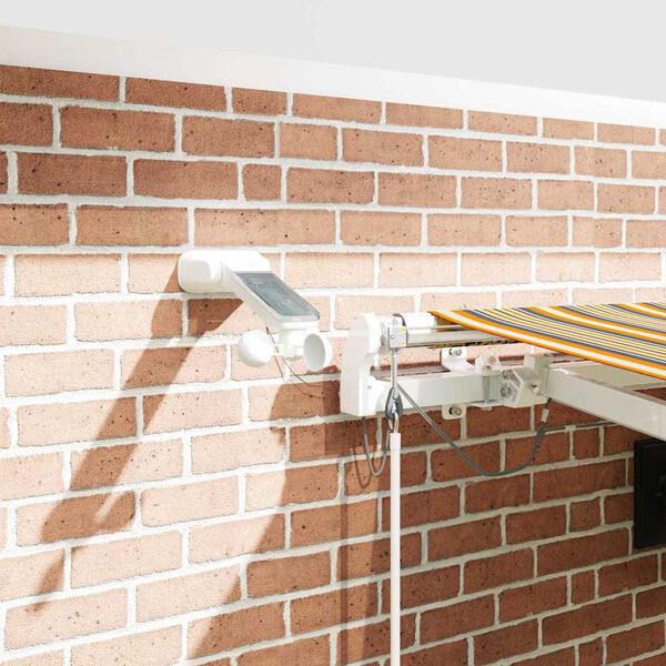 vidaXL Einziehbare Markise Mehrfarbig 450 x 300 cm