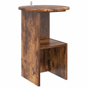 vidaXL Beistelltisch Ger&auml;ucherte Eiche &Oslash; 39,5 x 55 cm Holzwerkstoff
