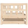 vidaXL Tagesbett Ausziehbar Wei&szlig; 90x190 cm Massivholz Kiefer