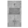 vidaXL Highboard Betongrau Holzwerkstoff