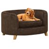 vidaXL Hundesofa Braun 69x69x36 cm Pl&uuml;sch