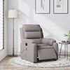 vidaXL Massagesessel Elektrisch Taupe Stoff