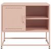 vidaXL TV-Schrank Rosa 68x39x60,5 cm Stahl