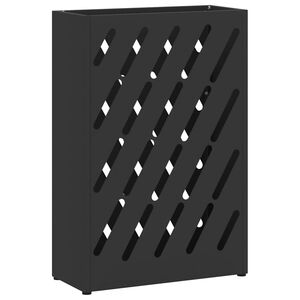 vidaXL Sonnenschirmhalter Schwarz 28 x 12 x 41 cm Stahl