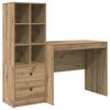 vidaXL Schreibtisch Artisan-Eiche 135,5 x 50 x 127 cm 2 Stk.